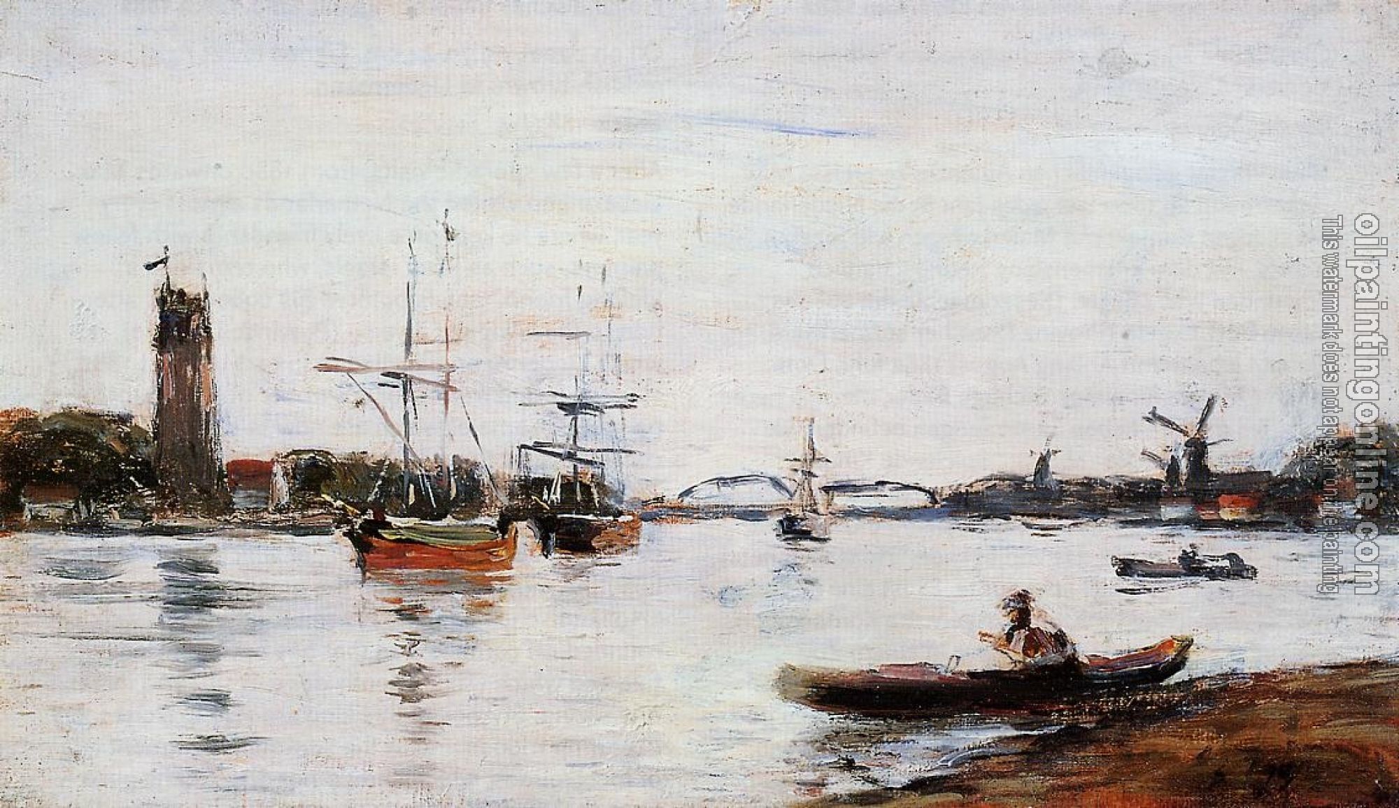 Boudin, Eugene - La Meuse at Dordrecht